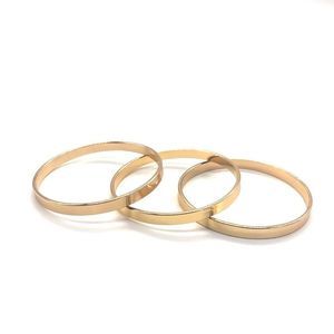 3 Bangle Gold Plated Bracelet